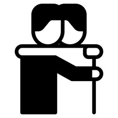 Icon wallet with card