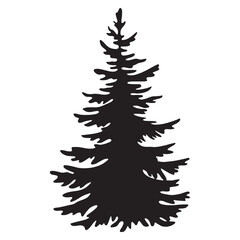 Pine Tree Silhouette