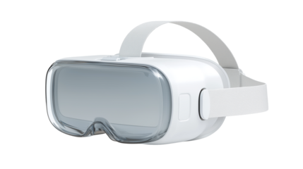 VR headset isolated on white background
