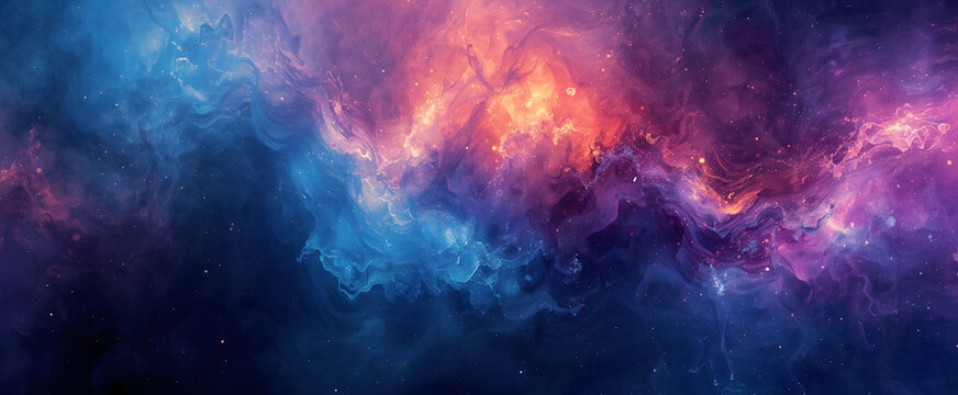 Fond abstrait coloré avec des textures granuleuses et des motifs géométriques tourbillonnants