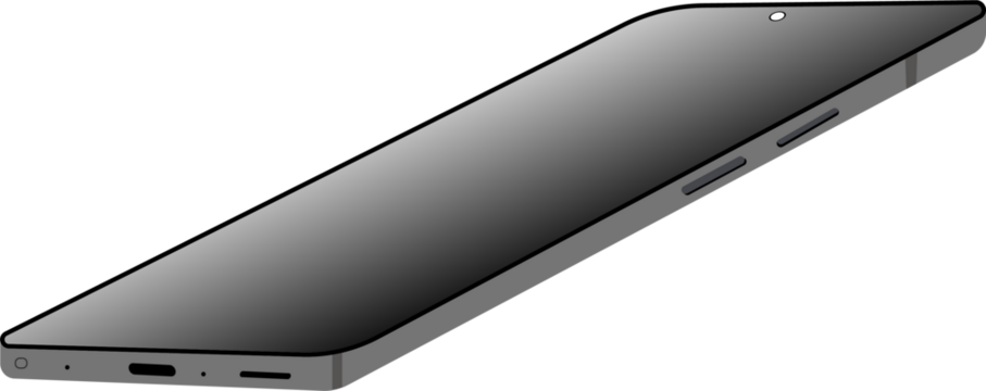 illustration of a smart mobile phone