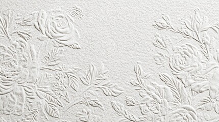 Elegant Embossed Floral Pattern Background