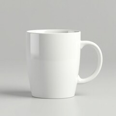 Obraz premium white cup on white background