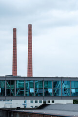 Modern Glass Structure Showcases Reflections