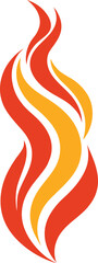 Fire flames illustration