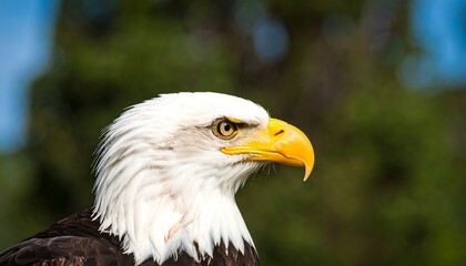 Obraz premium Close-up profile of an eagle (1)