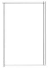 black frame isolated on white