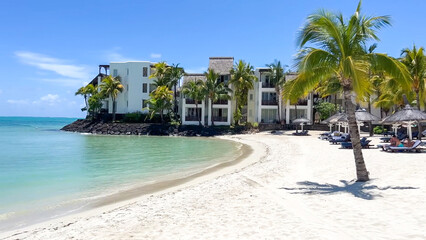 tropical beach resort