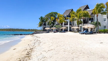 tropical beach resort