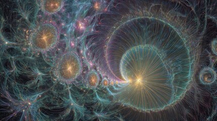 Abstract Cosmic Nebula Design