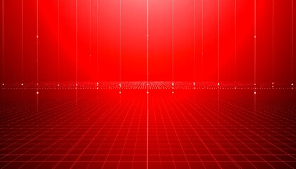 A captivating red background that exudes energy and intensity, showcasing a mesmerizing blend of lines and shades 