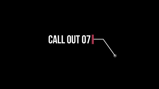  Call Outs 7