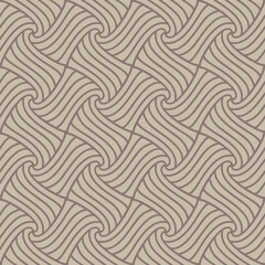 Curved Wood Weave Pattern