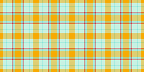 Seamless plaid vector design for fabric, perfect for creating ch
