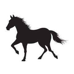 サラブレッドのシルエット