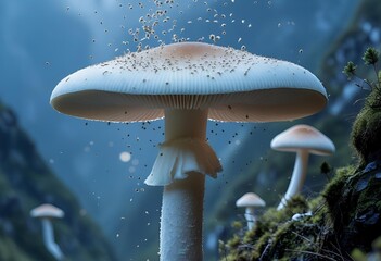 Enchanted Mushroom Forest A Fantasy Realm of Spores and Wonder