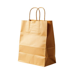 Brown Paper Shopping Bag with Handles