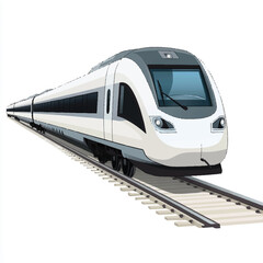 Fototapeta premium a modern high speed train