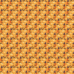 halloween seamless pattern