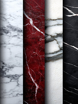 Marble Stone Texture Background Design Material Luxury Surface Pattern Red White Black Gray Natural Geometric Abstract Elegant Interior Architecture Shine 