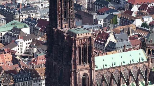 Strasbourg Cathedral, Cathedrale Notre Dame de Strasbourg , Strassburger Munster.