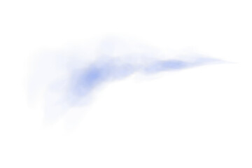 Transparent Blue Cloud Effect with Soft Mist and Vapor Texture