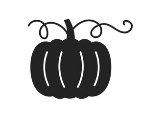 Autumn Pumpkin Illustration clipart isolated