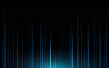 Abstract blue light streaks on black background ideal for technology or futuristic designs