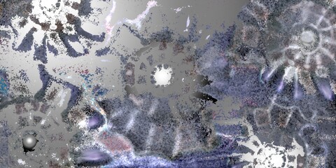 ​Abstract Ammonite Fossil Texture