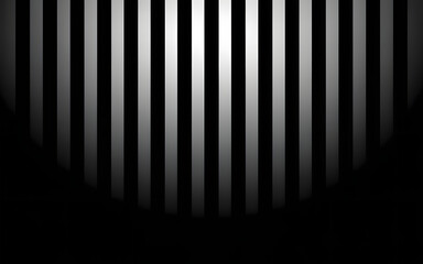 Naklejka premium Abstract black and white vertical stripes background with a gradient effect