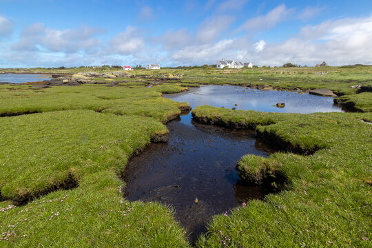 Seascape. Dungloe coast landscape. Donegal. Ireland