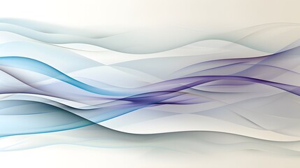 Gentle Flowing Waves in Soft Colors for Abstract Background or Creative Design Use