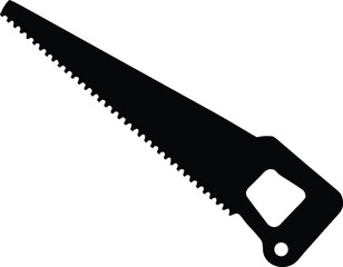  handsaw tool silhouette design  