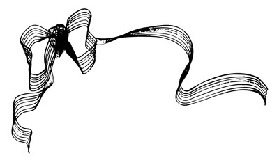 Antique Hand-drawn Ribbon_Vector_Greeting Card, Celebration, Message｜05,
アンティークな手書きのリボン_ベクター_グリーティングカード、お祝い、メッセージ

