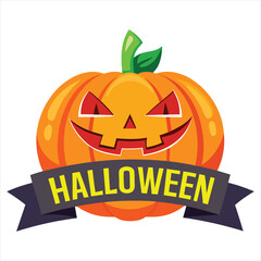 Happy Halloween. Happy Halloween text banner design template. Happy Halloween logo , Happy Halloween label, Happy Halloween sticker, Happy Halloween poster, Happy Halloween banner design.