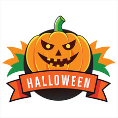 Happy Halloween. Happy Halloween text banner design template. Happy Halloween logo , Happy Halloween label, Happy Halloween sticker, Happy Halloween poster, Happy Halloween banner design.