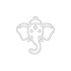 Hindu God Ganesha Illustration