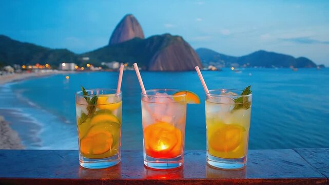 Caipirinha in Copacabana.