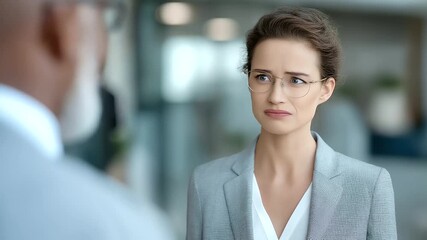 Female physician calmly managing a family emergency situation - Powered by Adobe