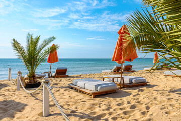 Sunny Beach shoreline. Bulgaria