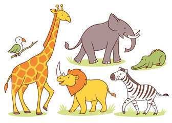 Obraz premium african wildlife animal 20.eps