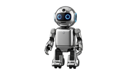 Fototapeta premium Chrome Robot Futuristic Ai Companion
