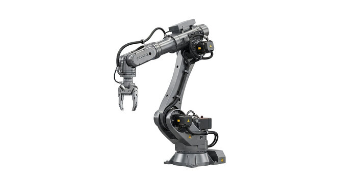 Industrial Robot Arm 3d Render