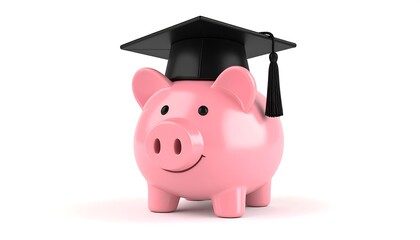 Piggy Bank Graduation Savings.
