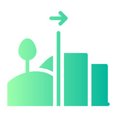 transformation gradient icon