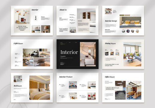 Interior Brochure Landscape Template