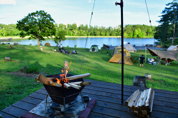 バーベキューコンロ