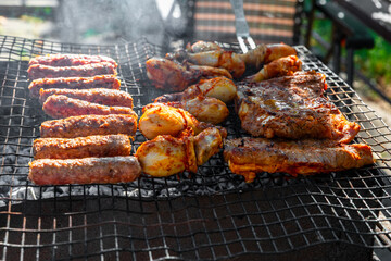Grilled Meat Barbecue Feast