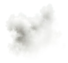 Haze steam white clouds floating cutout on transparent backgrounds 3d illustrations png