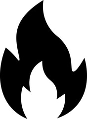 Flame Icons, Flame Vector Icon. Simple flat burning fire silhouette collection. Hot energy symbol for graphic design, Vector Illustration